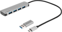 BlueBuilt 4-Port USB-A/C 3.0 Hub