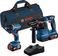 Bosch Professional GBH 18V-22 + GSR 18V-45 Combiset
