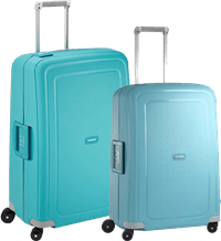Samsonite S'Cure Spinner 69+75cm Aqua Blue Kofferset
