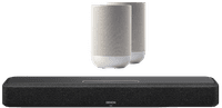 Denon Home Soundbar 550 + Denon Home 200 Zilver (2x)