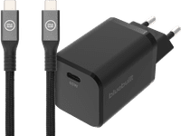BlueBuilt Power Delivery Universal Charger 65W + USB-C Charging Cable (2m) Black