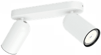 Philips Pongee opbouwspot - 2 spots - wit