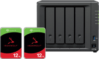 Synology DS425+ + Seagate IronWolf 12 To Lot de 2