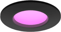 Philips Hue inbouwspot Slim - White and color - 90mm - zwart