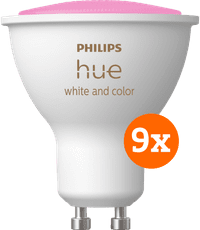 Philips Hue White and Color GU10 Lot de 9