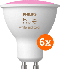 Philips Hue White and Color GU10 Lot de 6