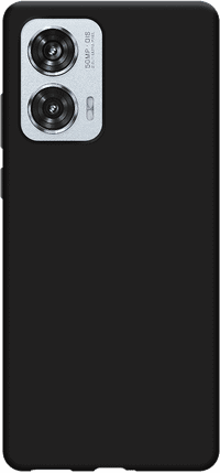 Just in Case Soft Design Motorola Edge 50 Fusion Back Cover Black