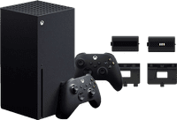 Xbox Series X + Manette Supplémentaire Noir + BlueBuilt Batteries Rechargeables