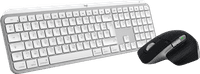 Logitech MX Keys S for Mac Azerty Wit + Logitech MX Master 3S voor Mac Space Grey