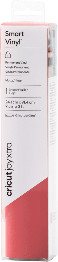 Cricut Joy Xtra Smart Vinyl Permanent 24x91cm Rood