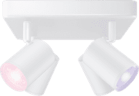 WiZ 4 Spots Imageo Square- Colored and White Light - GU10 - White