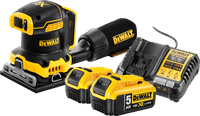 DeWalt DCW200NT-XJ Batterie 5,0 Ah (2x) Kit de Démarrage