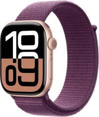Apple Watch Series 10 46mm Rose Gold Sport Watch Strap
