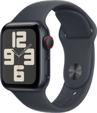 Apple Watch SE 2024 4G 40mm Midnight Sport Band S/M