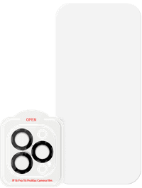 BlueBuilt Apple iPhone 16 Pro Screen Protector Glass + Camera Lens Protector