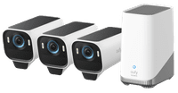 EufyCam S3 Pro Lot de 3 + HomeBase 3