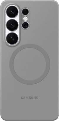 Samsung Galaxy S26 Ultra Siliconen Back Cover met Magneet Grijs