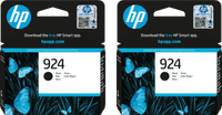 HP 924 Cartridge Zwart Duo Pack