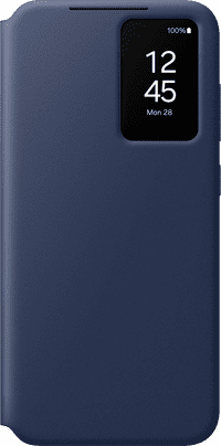 Samsung Galaxy S24 FE Clear View Book Case Bleu