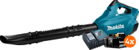 Makita DUB362Z 18 V Batterie 5,0 Ah (4x) Kit de Démarrage