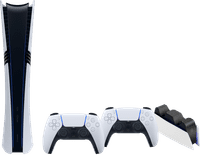 PlayStation 5 Pro Digital Edition + Extra Controller Wit + Oplaadstation