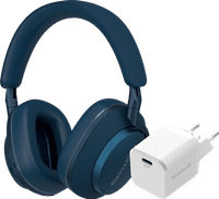 Bowers & Wilkins Px7 S2e Blue + BlueBuilt Power Delivery Charger with USB-C Port 20W White