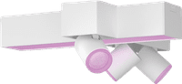 Philips Hue Centris Spot Monté en Surface White and Color - Blanc - En croix - 3 spots