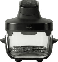 Seeger SGR1050BK Glass Air Fryer Zwart