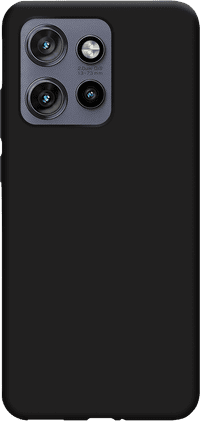 Just in Case Soft Design Motorola Edge 50 Neo Back Cover Black