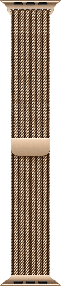 Apple Watch 44/45/46 mm Bracelet Milanais Or