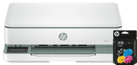 HP ENVY 6130e + 1 Set Extra Cartridges