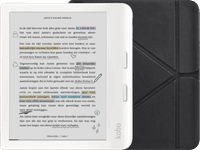 Kobo Libra Colour Blanc + BlueBuilt Book Case Noir