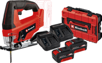 Einhell TC-JS 18 Li Solo 4,0 Ah Accu (2x) E-Case S-F Starterspakket