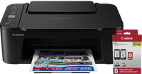 Canon PIXMA TS3750i + 1 Set Extra Cartridges + Photo Paper