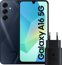 Samsung Galaxy A16 128 Go Bleu Foncé 5G + Samsung Chargeur 25 W Noir