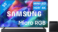 Samsung Micro RGB 55" R85H (2026) + Samsung HW-QS700F (2025)