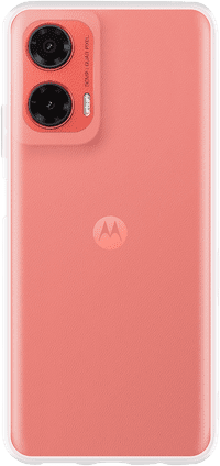 Just in Case Soft Design Motorola Moto G35 Back Cover Transparent