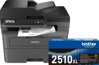 Brother MFC-L2800DW + 1 extra black XL toner cartridge
