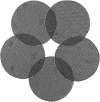 IRWIN Sanding Mesh 125mm K80 (5x)