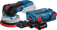 Bosch Professional GEX 18V-125 Batterie GBA 5,0 Ah (2x) Kit de Démarrage