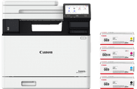 Canon i-SENSYS MF752 CDW II + 1 Set de Toners XL Supplémentaires