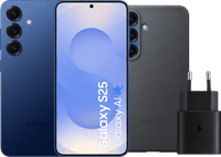 Samsung Galaxy S25 256GB Donkerblauw 5G + Accessoirepakket