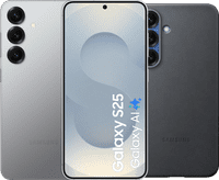 Samsung Galaxy S25 256GB Zilver 5G + Samsung Kindsuit Back Cover Zwart