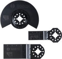 Bosch Professional 3-delige Starlock Basic Houtset