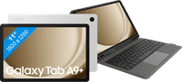 Samsung Galaxy Tab A9 Plus 11 inch 128GB Wifi Zilver + BlueBuilt Toetsenbord Hoes AZERTY