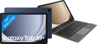 Samsung Galaxy Tab A9 Plus 11 Pouces 128 Go Wifi Bleu + BlueBuilt Étui Clavier AZERTY