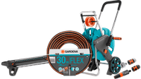 GARDENA Comfort FLEX 1/2 30m CleverRoll M Medium Sprinkler Pack