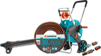 Gardena Comfort FLEX 1/2 30 m  CleverRoll M Pack Pistolet d'Arrosage Large