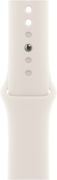 Apple Watch 38/40/41 mm Bracelet Silicone Lumière Stellaire - S/M