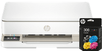 HP ENVY 6120e + 1 set extra cartridges